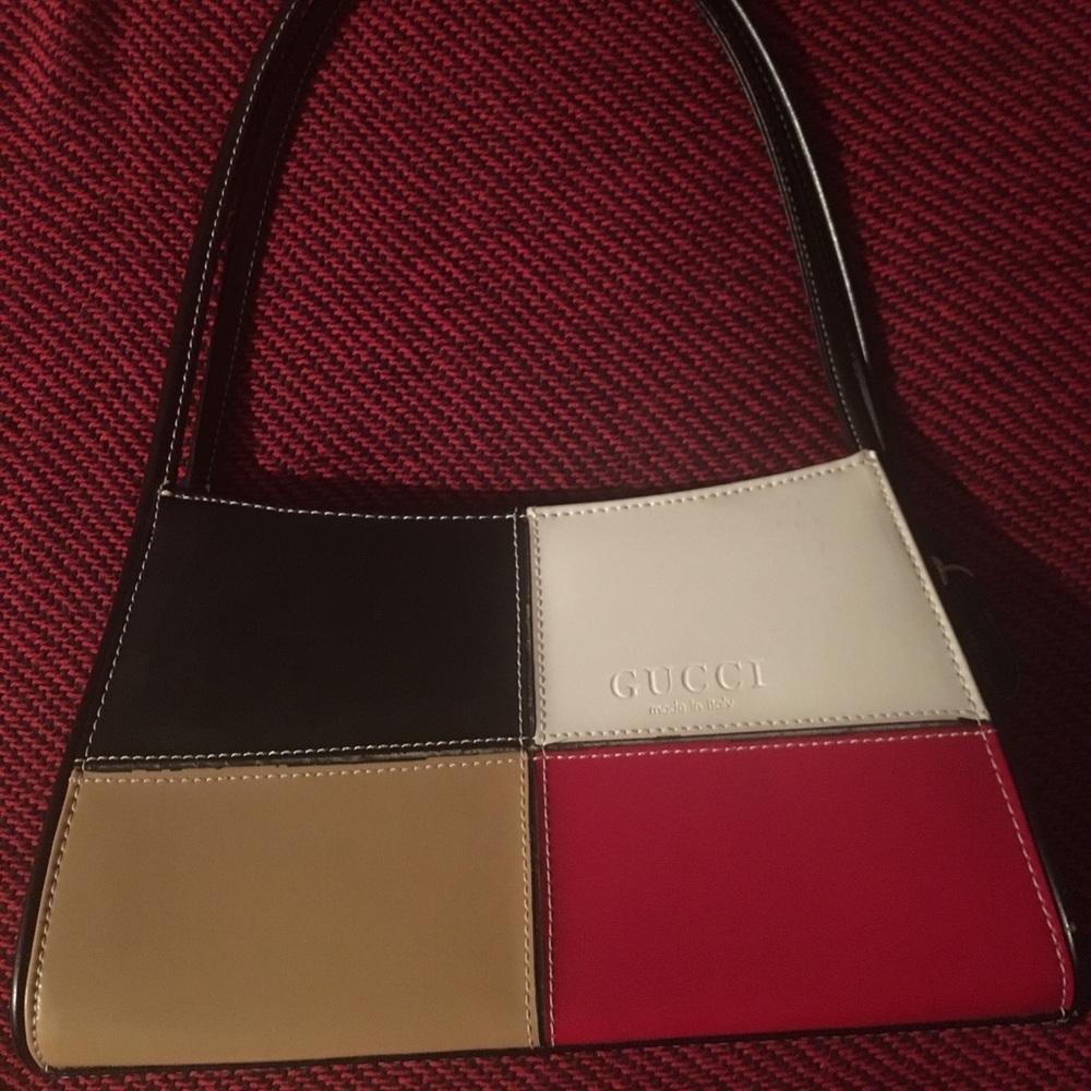Adorable vintage leather small handbag